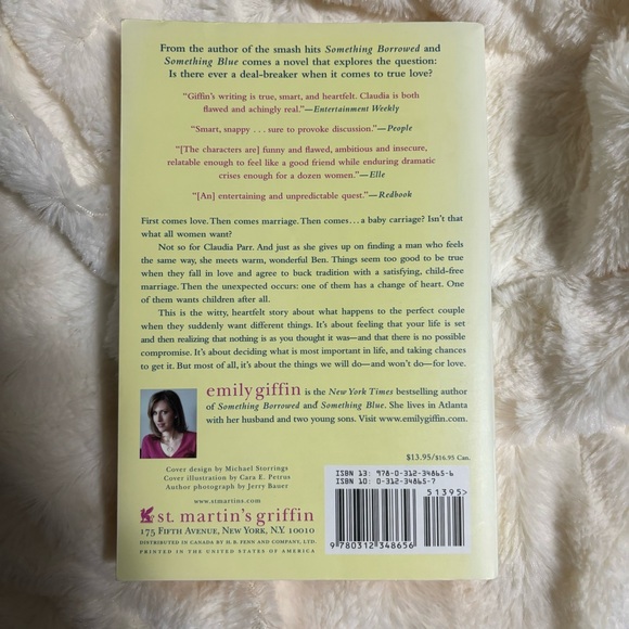 🦋 3 for $18 Books 🦋‎ Baby Proof by Emily Giffin - Picture 3 of 4